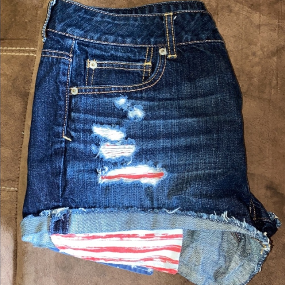 American Eagle Flag Shorts